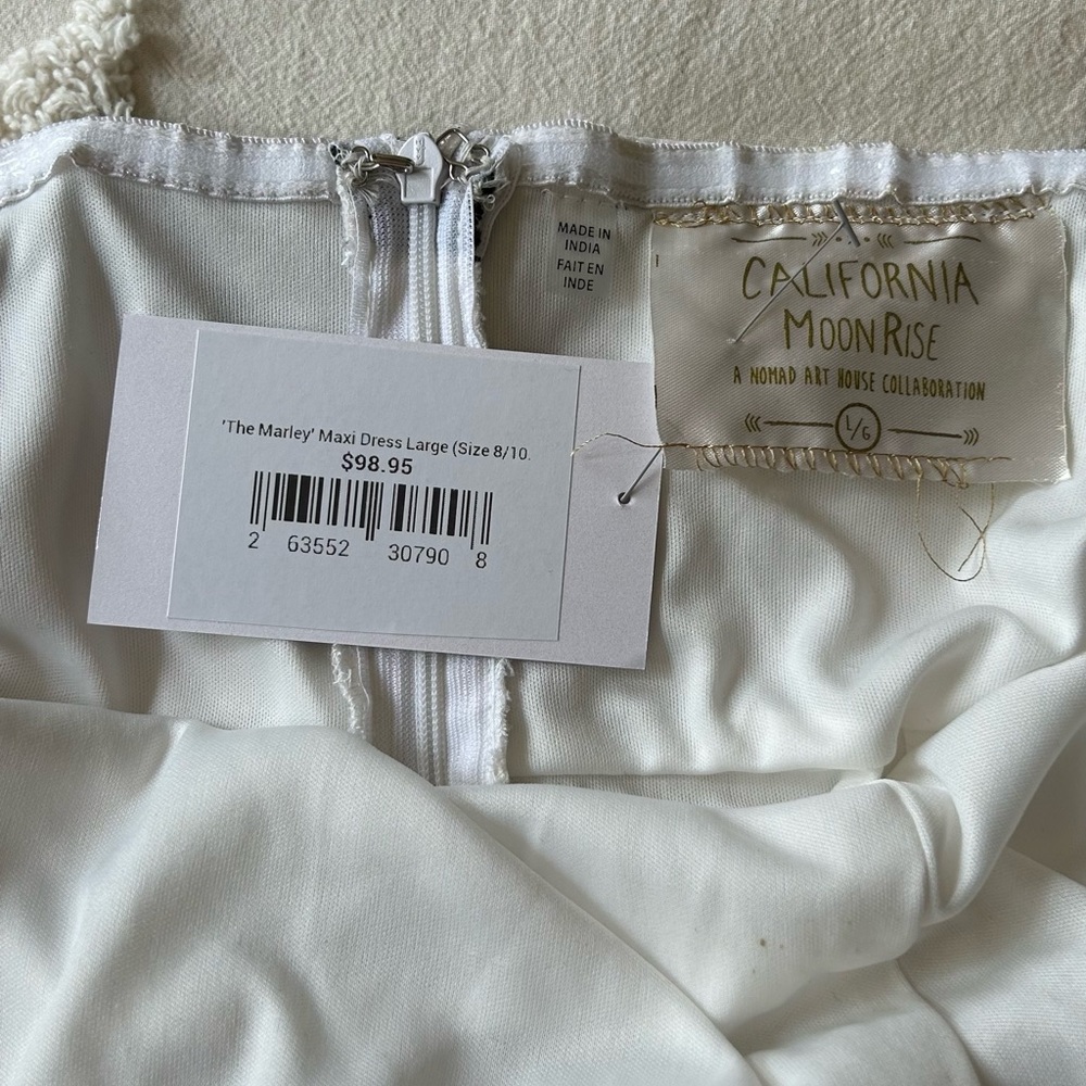 Sundress California Moon Rise white sz L - Picture 6 of 8